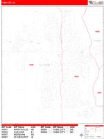Yuba City Wall Map Zip Code